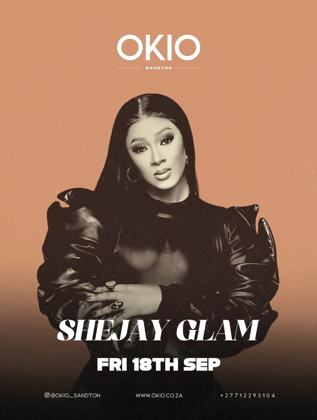 Poster: Shejay Glam, Friday 18 September