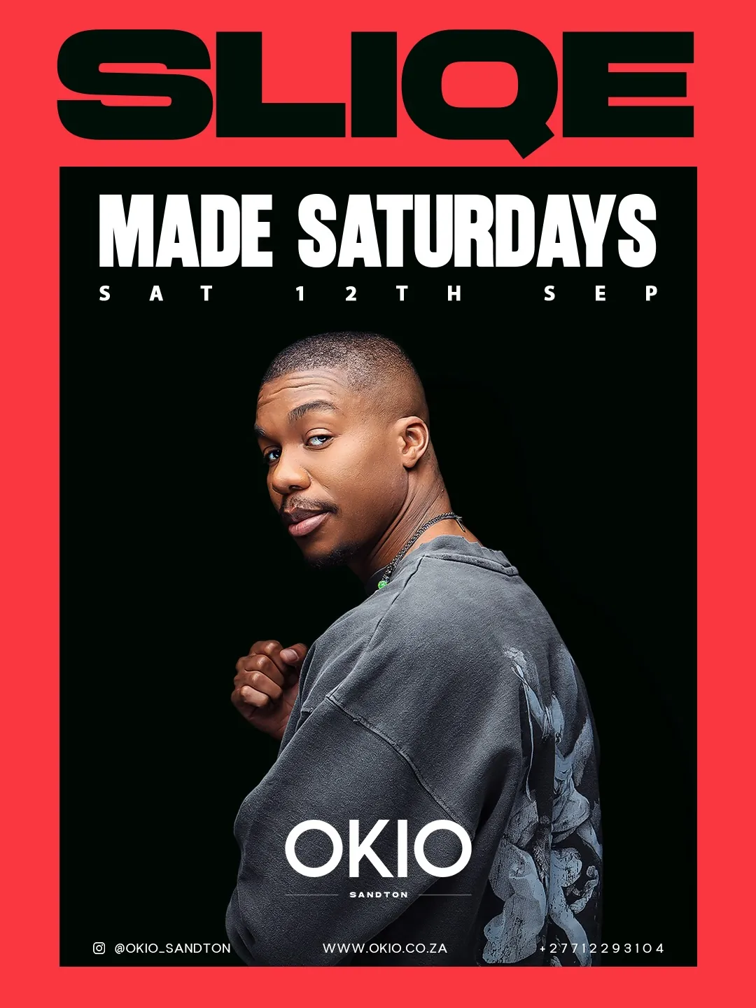 Poster: SLIQE, Made Saturdays, 12 September